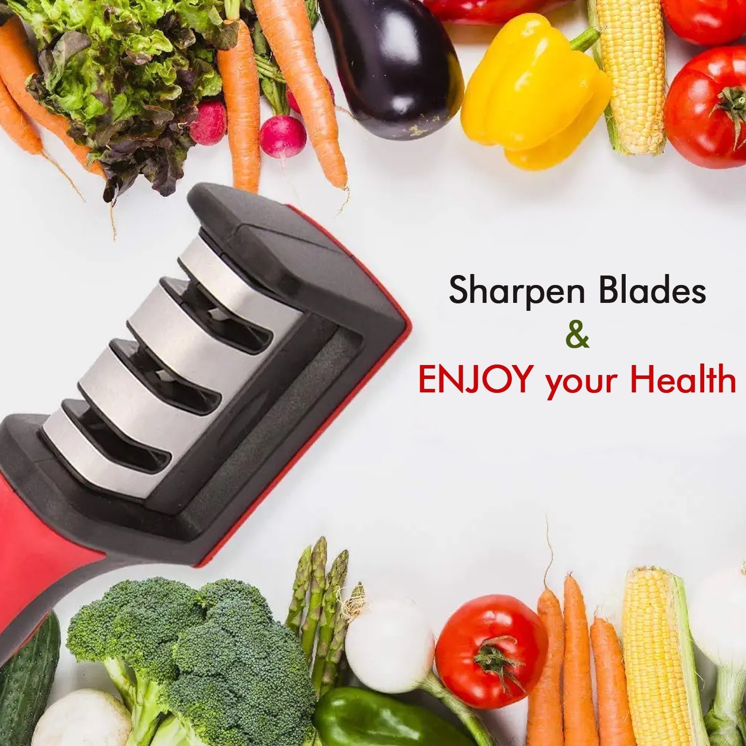 3-stage manual sharpener for maintaining knife edges 3-stage manual sharpener for maintaining knife edges